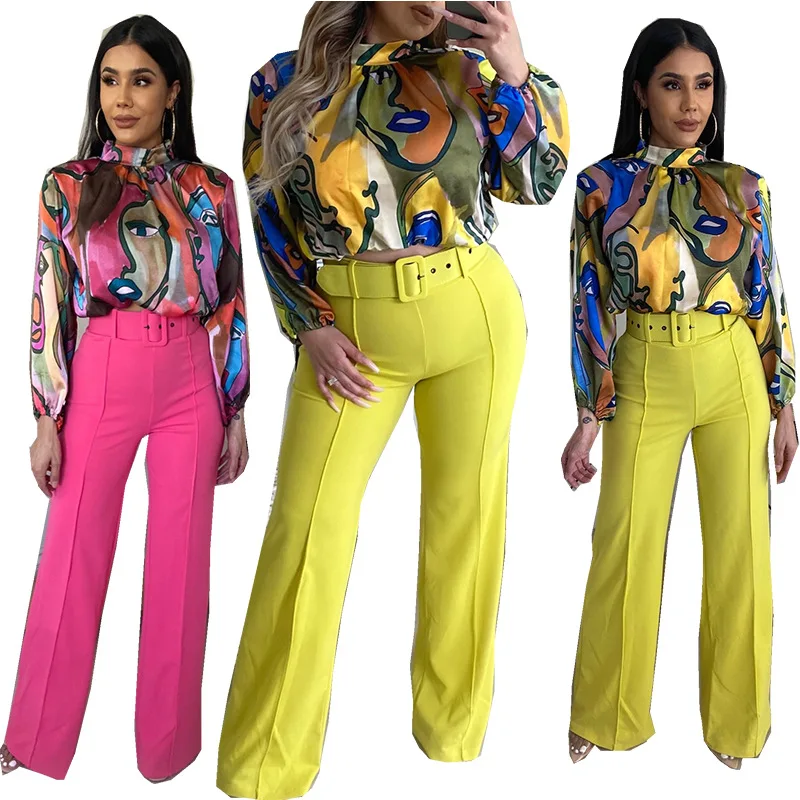 Amazon Floral Long Sleeve Shirt 2piece Set Women Solid Custom Logo Two Piece Pant Set Bodycon Plus Size Women Set, Customized color
Amazon Floral Long Sleeve Shirt 2piece Set Women Solid Custom Logo Two Piece Pant Set Bodycon Plus Size Women Set, Customized color
