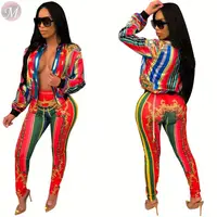 9101817 new casual colorful print jacket trouser fall 2020 Women Clothing Two Piece Sets
9101817 new casual colorful print jacket trouser fall 2020 Women Clothing Two Piece Sets