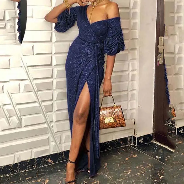 202 Wholesale Spring Women Ladies V-Neck Shoulder Wrap Party Maxi Sequin Evening Dress For Women
202 Wholesale Spring Women Ladies V-Neck Shoulder Wrap Party Maxi Sequin Evening Dress For Women
