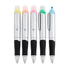 Hot Selling Highlighter Ball Pen Multicolor Custom Highlighter Ballpoint Pen