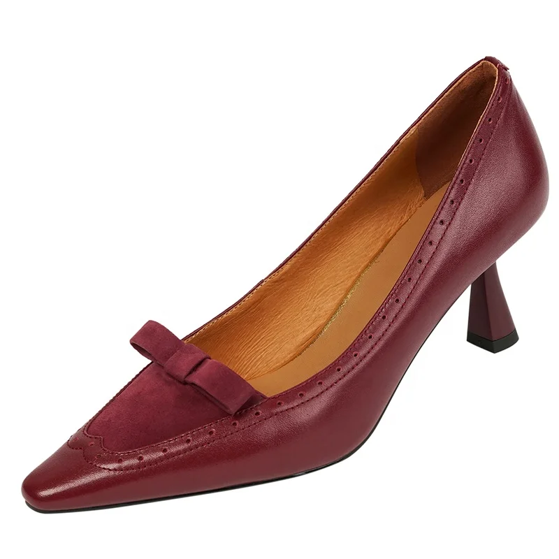 2021 womens shoes new models red genuine leather pointy high heel shoes ladies pumps footwear
2021 womens shoes new models red genuine leather pointy high heel shoes ladies pumps footwear
