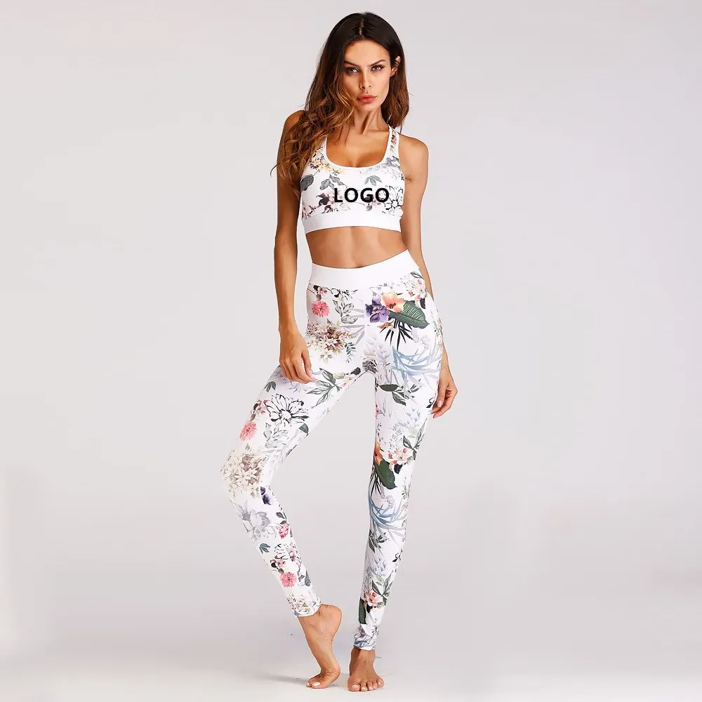 High Performance Ink Printing Fitness Vest Trousers Sports Yoga Clothing Two Pieces Suit Women, As picture
High Performance Ink Printing Fitness Vest Trousers Sports Yoga Clothing Two Pieces Suit Women, As picture