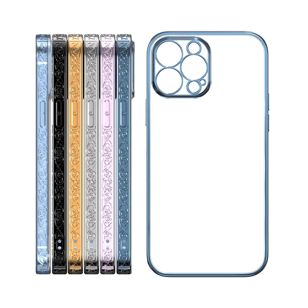 Plating Case For iPhone 13 12 11 Pro Max 3D Electroplated Soft Clear TPU Protective Phone Case Factory for iPhone 13
Plating Case For iPhone 13 12 11 Pro Max 3D Electroplated Soft Clear TPU Protective Phone Case Factory for iPhone 13