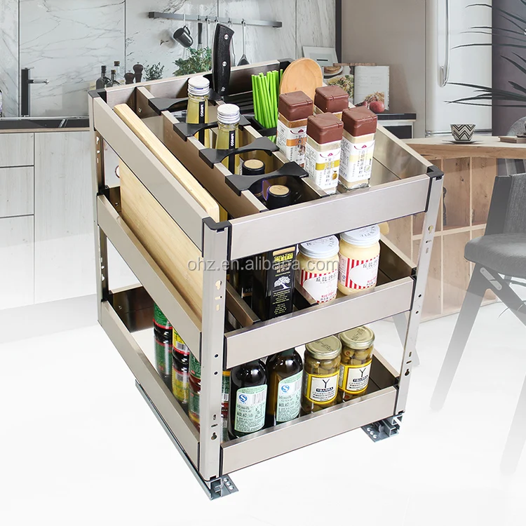 High Quality Stainless Steel Kitchen Accessories GFR 382 Kitchen Shelf Kitchen Rack