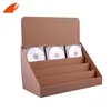 Hot Sale 3 Tier Cardboard Display Risers For Promotion CD Cardboard Counter Display