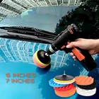 8pcs Car Polishing Pad Set 6/7Inch Buffing Sponge Foam Auto Car Waxing Pads Kit Tool