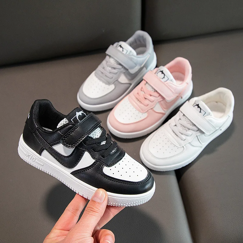 Kids's Ankle Low Leather Sneakers New Korean Style Casual Boys' Board Shoes Magic Paste Girls Soft Sole Comfort Trend
Kids's Ankle Low Leather Sneakers New Korean Style Casual Boys' Board Shoes Magic Paste Girls Soft Sole Comfort Trend