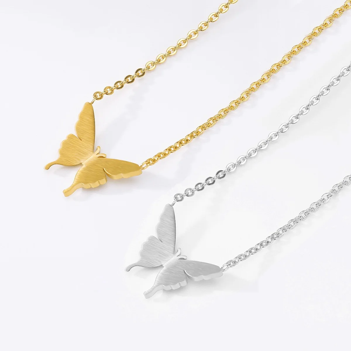 Gold Plated Jewelry Butterfly Necklace Girls Women Accessories Jewellery Men Pendant Necklace Stainless Steel Charm Necklaces, Picture
Gold Plated Jewelry Butterfly Necklace Girls Women Accessories Jewellery Men Pendant Necklace Stainless Steel Charm Necklaces, Picture