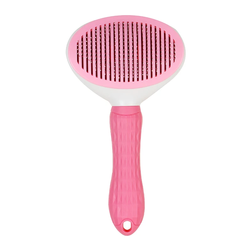 

Pet Grooming Brush Self Cleaning Dog Cat Slicker Brush Remove Dog Hairs Stainless hair brush comb