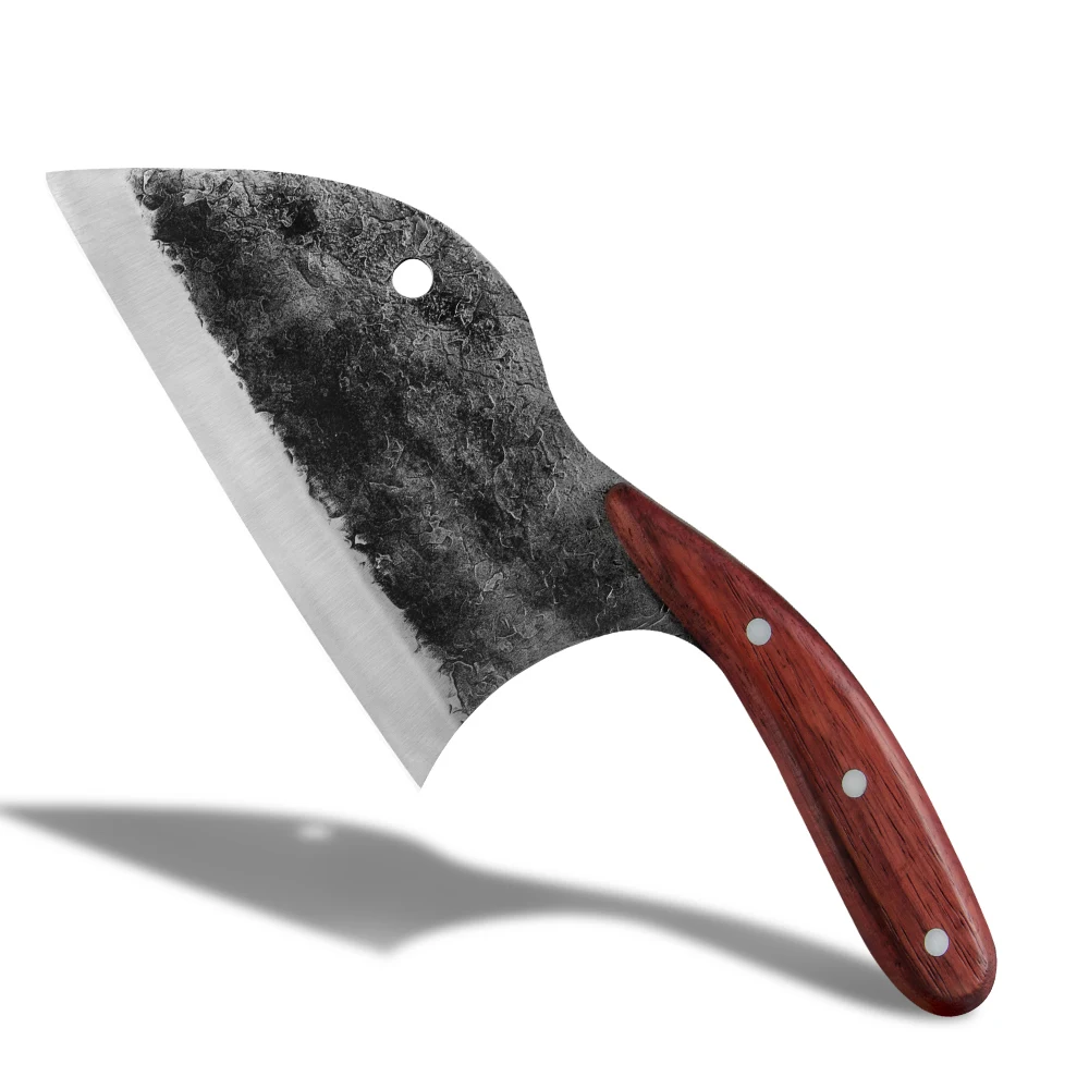 Full Tang Luxury Red Wood Handle 7 Inch X50crmov15 Hand Forged Hand Made Serbian Butcher Chicken Cutter Carbon Steel Chef Knife
Full Tang Luxury Red Wood Handle 7 Inch X50crmov15 Hand Forged Hand Made Serbian Butcher Chicken Cutter Carbon Steel Chef Knife