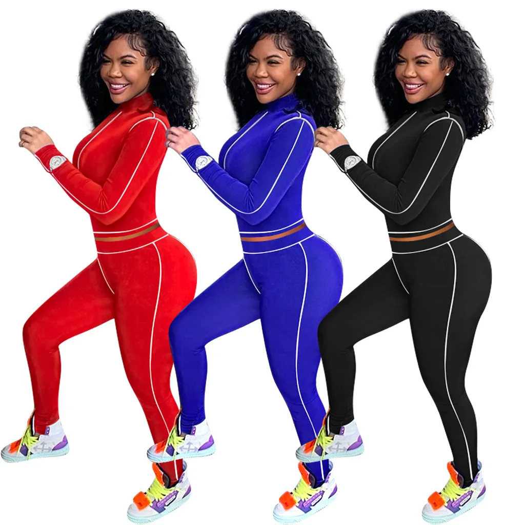 Hot Sale 2020 Women Gym Activewear Long Sleeve Sexy Sport Gym wear 2 Piece Fall Sets Workout Clothing Fitness, Red, blue, black
Hot Sale 2020 Women Gym Activewear Long Sleeve Sexy Sport Gym wear 2 Piece Fall Sets Workout Clothing Fitness, Red, blue, black