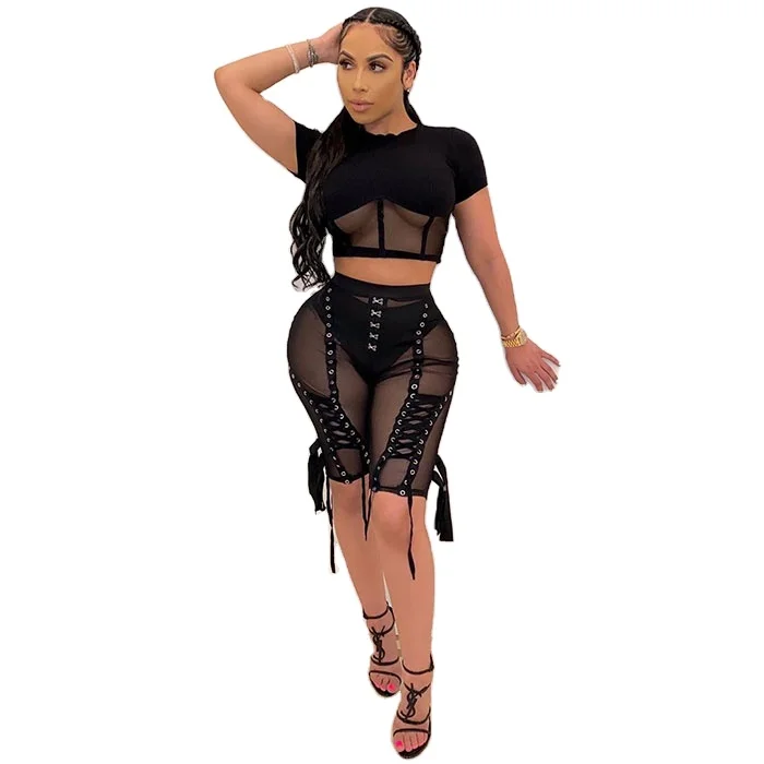 Trendy bodycon trousers ladies Sexy women high waist leggings mesh eyelets strings lace up club stretch tight sheer pants
Trendy bodycon trousers ladies Sexy women high waist leggings mesh eyelets strings lace up club stretch tight sheer pants