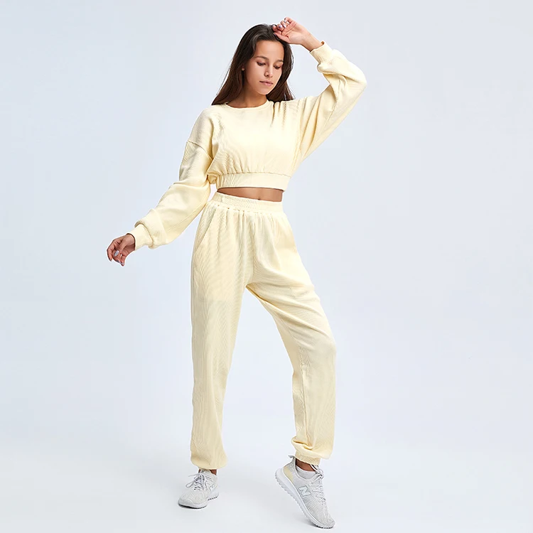 Wholesale high quality women's clothing crop top sweatshirt hoodies 2 pcs set long sleeve tracksuit women hoodie set, Grey/ black/orange/blue/ oem colors
Wholesale high quality women's clothing crop top sweatshirt hoodies 2 pcs set long sleeve tracksuit women hoodie set, Grey/ black/orange/blue/ oem colors