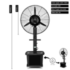 Big electrical DC fan 30 in 75 cm big wind pedestal air cooling blower mist industrial fan