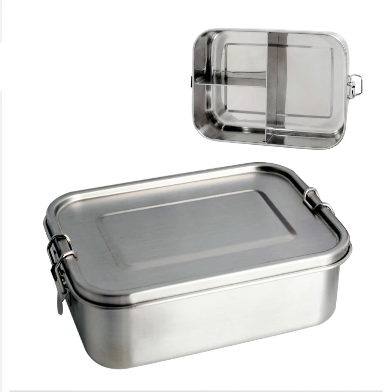 304 Rectangular Stainless Steel 3 Compartment Children 1200ml Lunch Box For Kids peak proof Food Container
304 Rectangular Stainless Steel 3 Compartment Children 1200ml Lunch Box For Kids peak proof Food Container