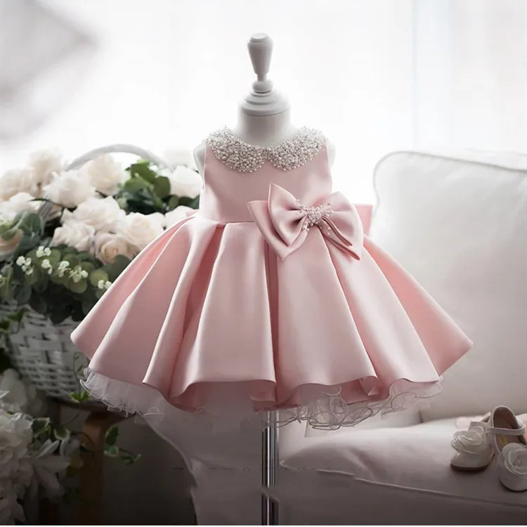 Flower Girl Dress Kids Party Gown baby Tutu Princess Dress With bead Knee length Birthday Clothing
Flower Girl Dress Kids Party Gown baby Tutu Princess Dress With bead Knee length Birthday Clothing