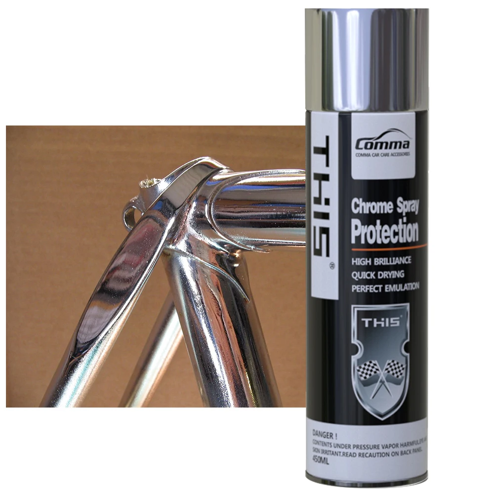spray silver metal effect lacquer varnish car coating high heat for wheels mirrored gold liquid chrome paint Metal spray paint