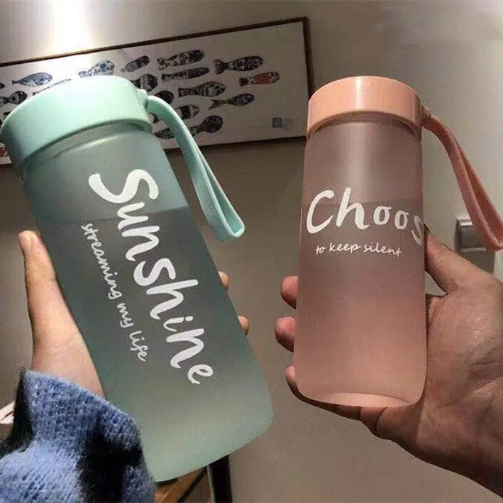 550ml Cute Frosted Plastic Water Bottle Cup Creative Personality Trend Portable Water Cup Girl Boy Kids Student Simple Water Cup, Black,blue,green,pink
550ml Cute Frosted Plastic Water Bottle Cup Creative Personality Trend Portable Water Cup Girl Boy Kids Student Simple Water Cup, Black,blue,green,pink