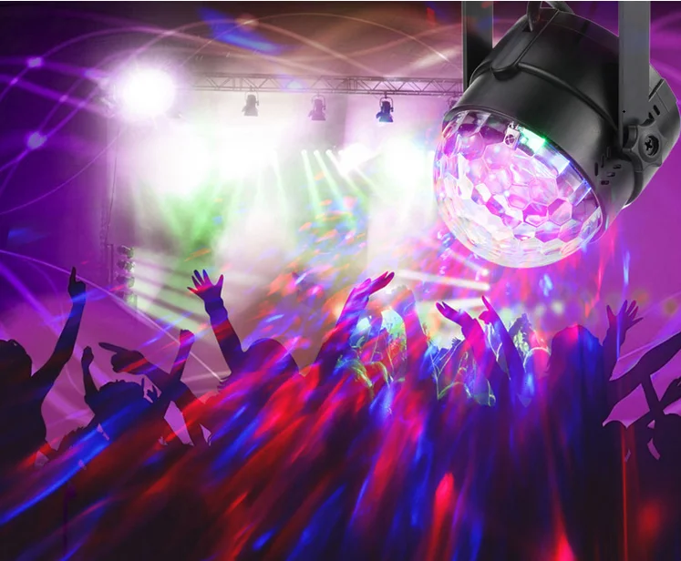 colorful rotating stage disco stage lights led magic ball light