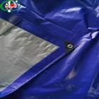 Pe Tarpaulin Sheet dark blue silver 110gsm Custom made for cover