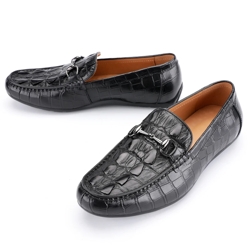 2020 New genuine leather men's shoes comfortable breathable casual shoes genuine crocodile skin buckle fashion loafers, Black,brown
2020 New genuine leather men's shoes comfortable breathable casual shoes genuine crocodile skin buckle fashion loafers, Black,brown