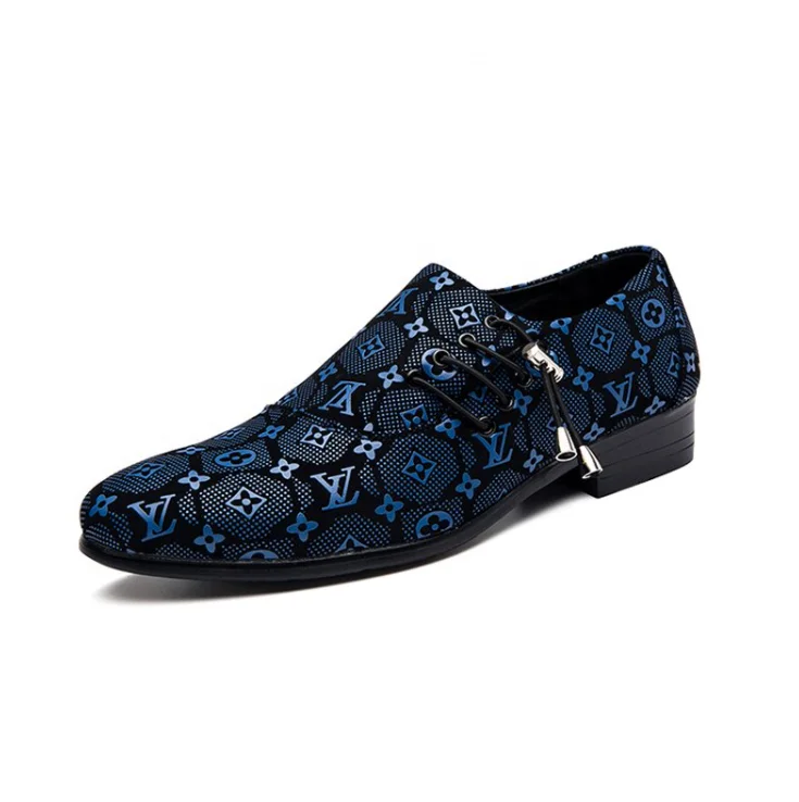 2021 new separation printing men's leather shoes shallow mouth wear-resistant simple casual men's shoes lace-up leather shoes, Black blue
2021 new separation printing men's leather shoes shallow mouth wear-resistant simple casual men's shoes lace-up leather shoes, Black blue
