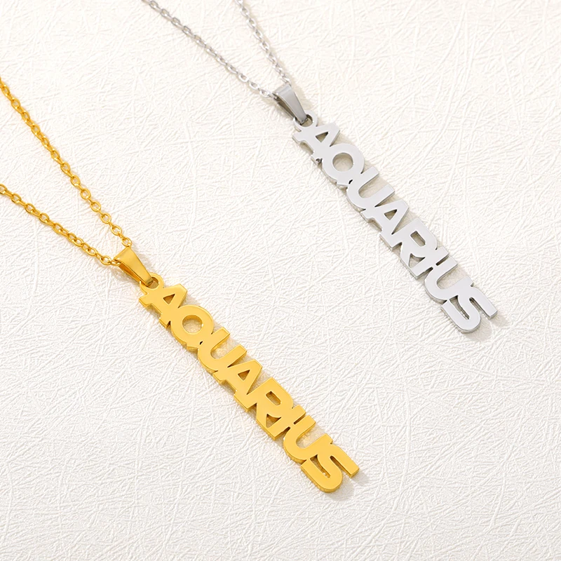12 Zodiac Necklaces For Women Jewelry Zodiac Sign Necklace Stainless Steel Zodiac Necklace
12 Zodiac Necklaces For Women Jewelry Zodiac Sign Necklace Stainless Steel Zodiac Necklace