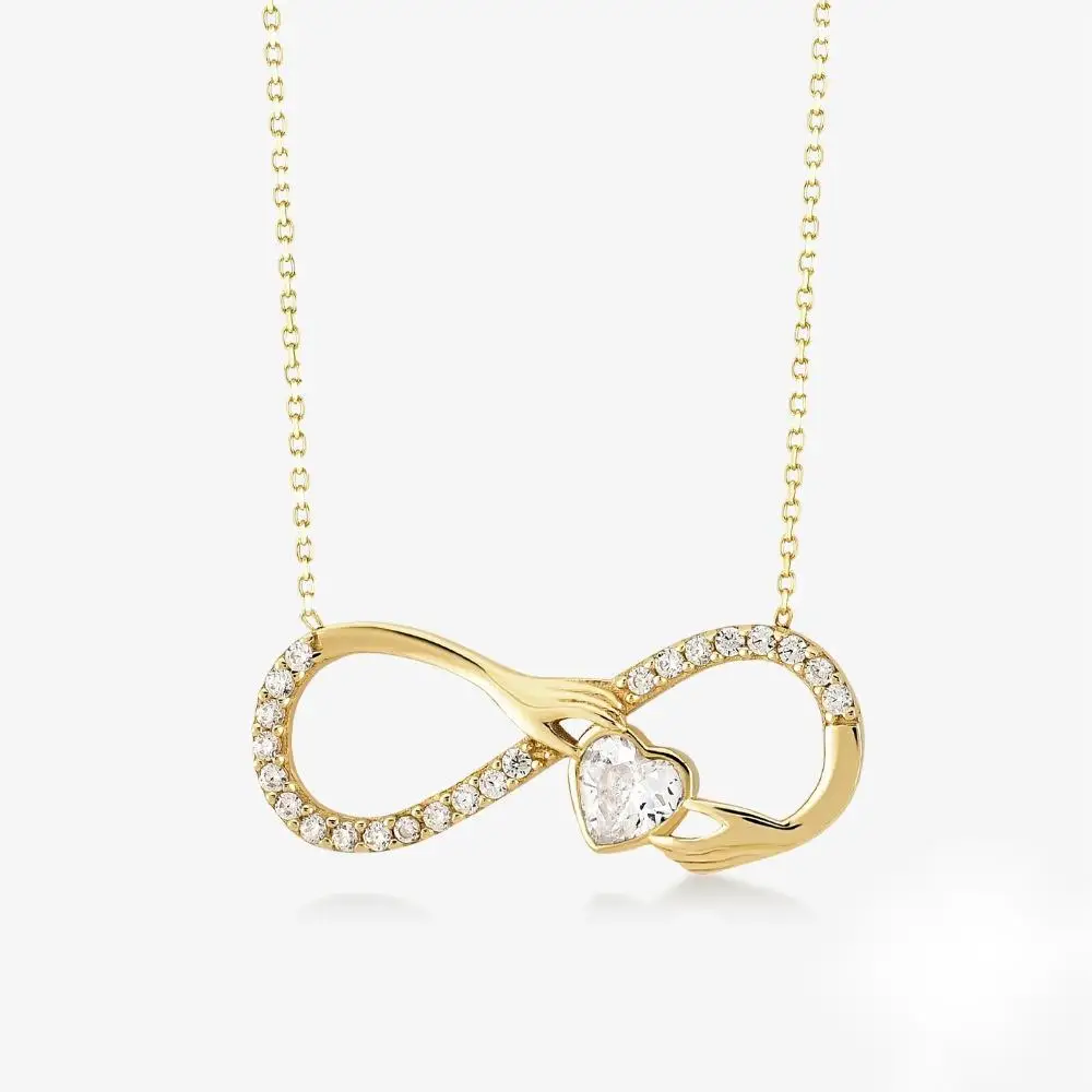 Carline Wholesale 925 sterling Infinite Love Palm Heart shaped Pendant custom fine jewelry necklaces for women
Carline Wholesale 925 sterling Infinite Love Palm Heart shaped Pendant custom fine jewelry necklaces for women