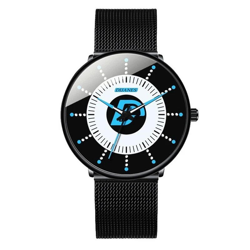 Fashion Simple Ultra-thin Men's Watch Classic Luminous Business Mesh Surface Stainless Steel Band Quartz Watches
Fashion Simple Ultra-thin Men's Watch Classic Luminous Business Mesh Surface Stainless Steel Band Quartz Watches