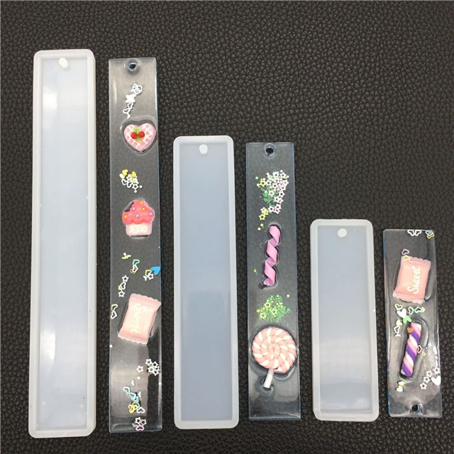DIY handmade BPA free jewelry mold silicone blank bookmark shiny resin molds, Stock or customized
DIY handmade BPA free jewelry mold silicone blank bookmark shiny resin molds, Stock or customized
