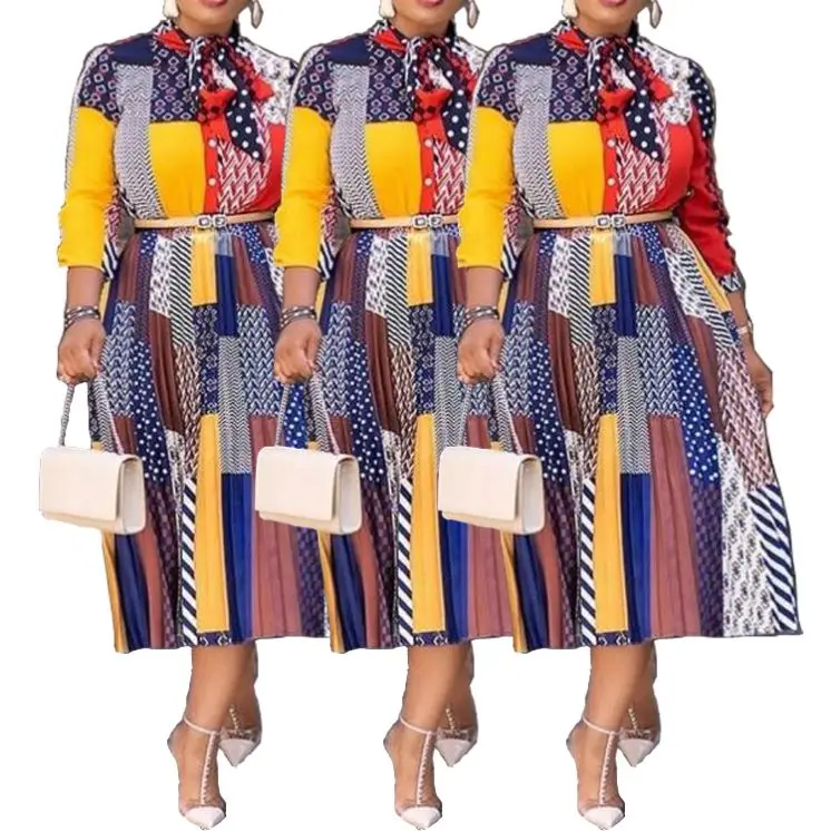 Women Clothing Fall Fashion 2020 Contrasted Colors Stylish Sexy Dress Long Sleeve Casual Maxi Dress For Women
Women Clothing Fall Fashion 2020 Contrasted Colors Stylish Sexy Dress Long Sleeve Casual Maxi Dress For Women