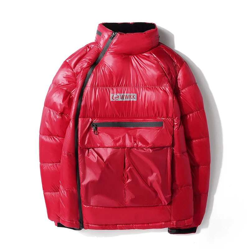OEM Custom Good quality front pocket stand collar waterproof Men's shiny puffer jacket womens bubble bomber jacket
OEM Custom Good quality front pocket stand collar waterproof Men's shiny puffer jacket womens bubble bomber jacket