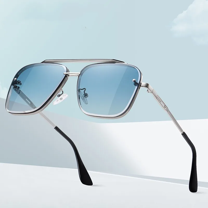 2023 Gradient Sunglasses Dazzling Color Two-Color Big Frame Sunglasses Fashion Metal Glasses
2023 Gradient Sunglasses Dazzling Color Two-Color Big Frame Sunglasses Fashion Metal Glasses