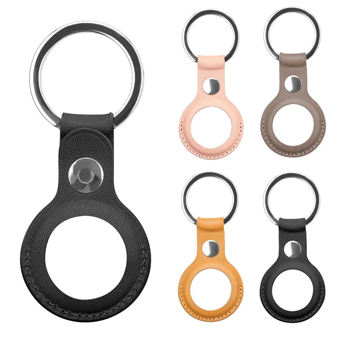 Genuine leather case for apple airtag with key ring can change wholesale for airtags accessories protective case, Customized
Genuine leather case for apple airtag with key ring can change wholesale for airtags accessories protective case, Customized