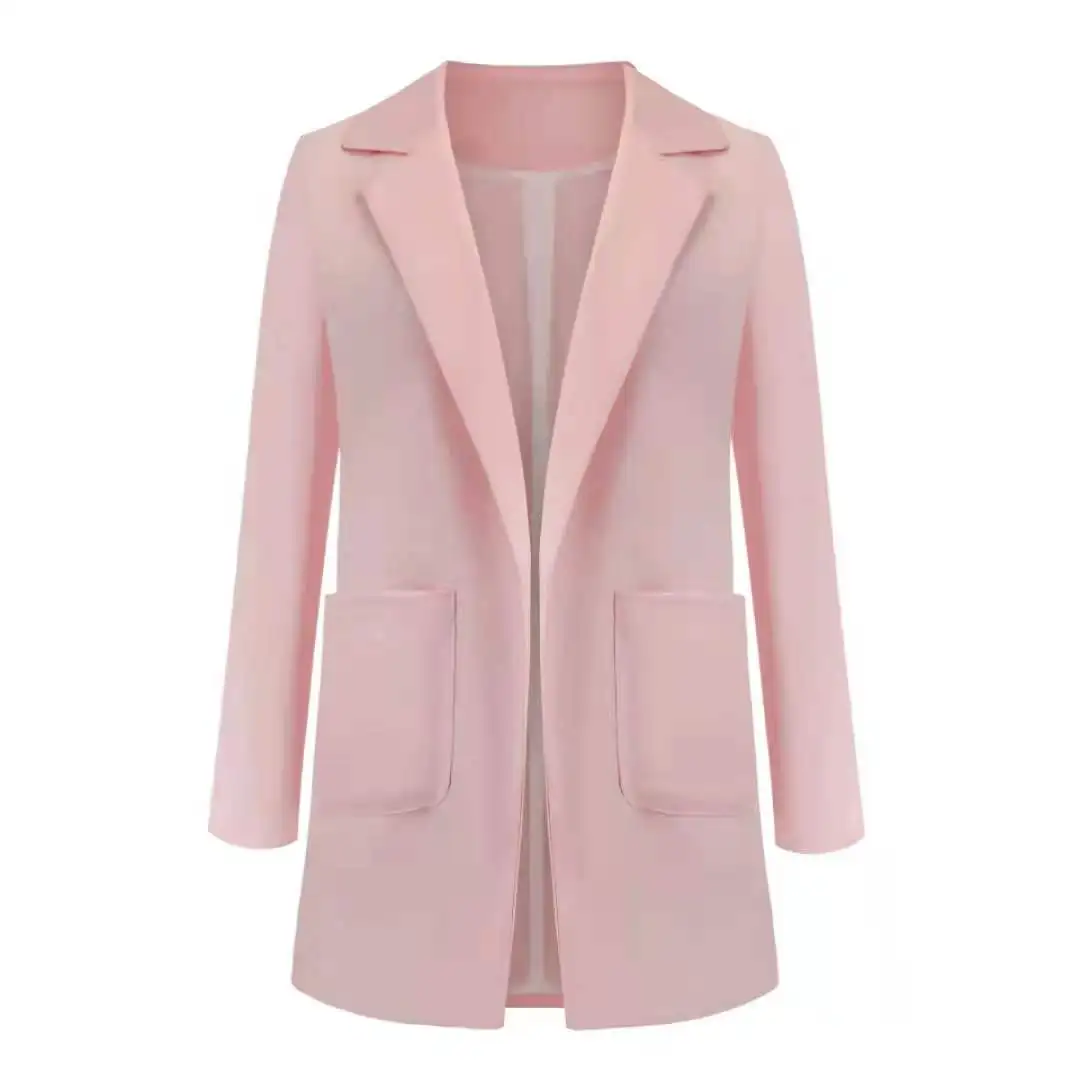 2021 European and American fashion casual suit lapel slim cardigan temperament suit jacket female, Picture
2021 European and American fashion casual suit lapel slim cardigan temperament suit jacket female, Picture