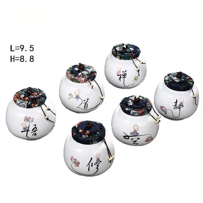 Dingyao Ceramic Creative Pu'er Tea Sealed Can Cloth Cover Tea Packaging Canister Wholesale Ceramic Small Tea Tin Cans Supplier
Dingyao Ceramic Creative Pu'er Tea Sealed Can Cloth Cover Tea Packaging Canister Wholesale Ceramic Small Tea Tin Cans Supplier
