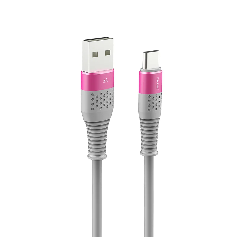 Cirtek Free Shipping Original Data Transfer Cord Data Cable 5A 1M Micro Quick Charge Fast Charger USB Type-C Data Cable
Cirtek Free Shipping Original Data Transfer Cord Data Cable 5A 1M Micro Quick Charge Fast Charger USB Type-C Data Cable