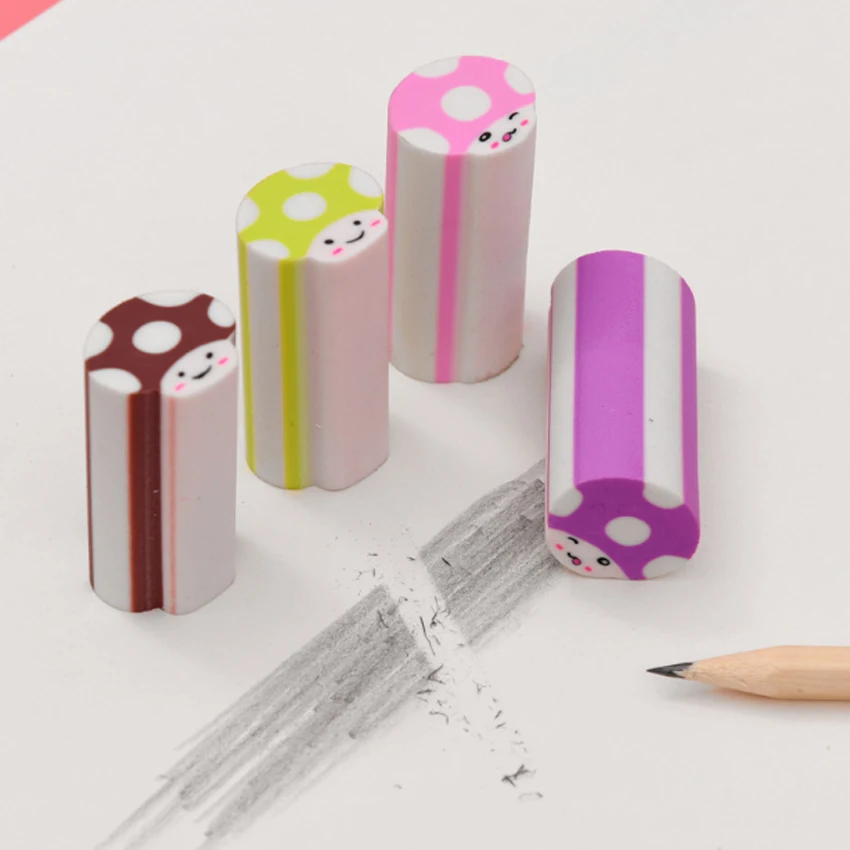 Lovely Cute Eraser Mushroom Colorful Student Rubber Eraser Random Cute Stationery School Office Supplies Student Gift
Lovely Cute Eraser Mushroom Colorful Student Rubber Eraser Random Cute Stationery School Office Supplies Student Gift