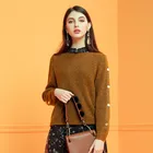 Wholesale sweater Autumn new stylish ladies fashion korean sweater o-neck long sleeve knit wear sweater tops women