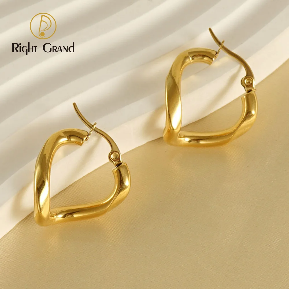 Waterproof Fashion Jewelry Personality Trendy Style Gold Stainless Steel Women Earrings
Waterproof Fashion Jewelry Personality Trendy Style Gold Stainless Steel Women Earrings
