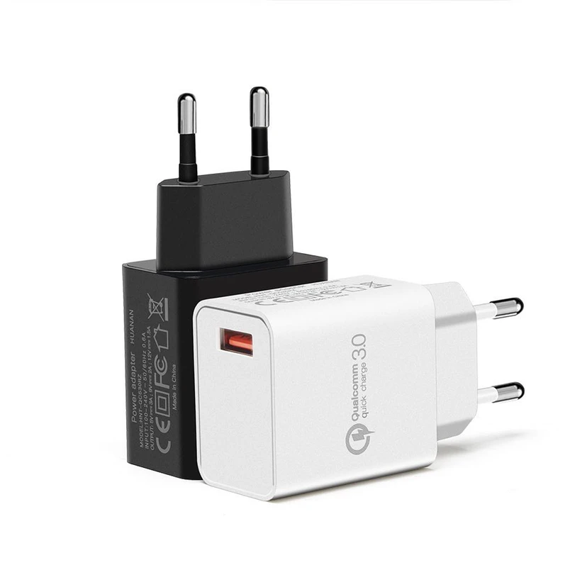 2021 Hot Sale QC 3.0 Quick Charge USB Power Adapter EU Plug Charger Wall Mobile Phone Travel charger with Custom Logo
2021 Hot Sale QC 3.0 Quick Charge USB Power Adapter EU Plug Charger Wall Mobile Phone Travel charger with Custom Logo