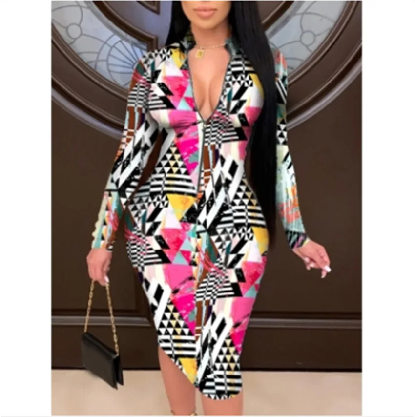 Printed Patchwork Multi Color Knee Length Evening Dresses Women Casual dress, Customized color
Printed Patchwork Multi Color Knee Length Evening Dresses Women Casual dress, Customized color