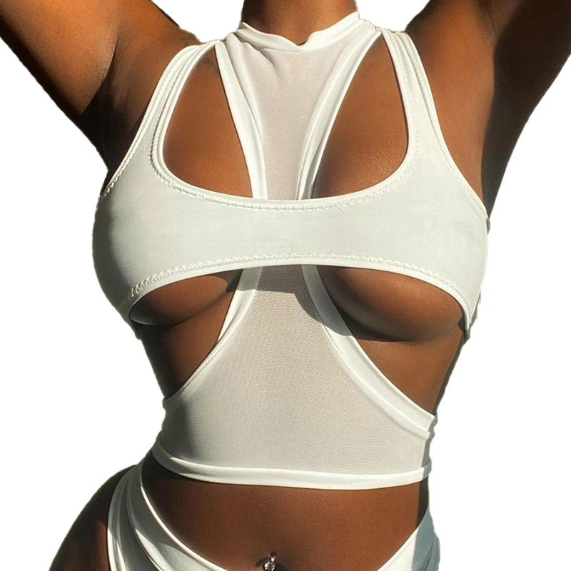CuteNOVA K21TP222 2021 New Design Top Laides Sleeveless Hollow White Vest Women Sexy Crop Tank Top
CuteNOVA K21TP222 2021 New Design Top Laides Sleeveless Hollow White Vest Women Sexy Crop Tank Top