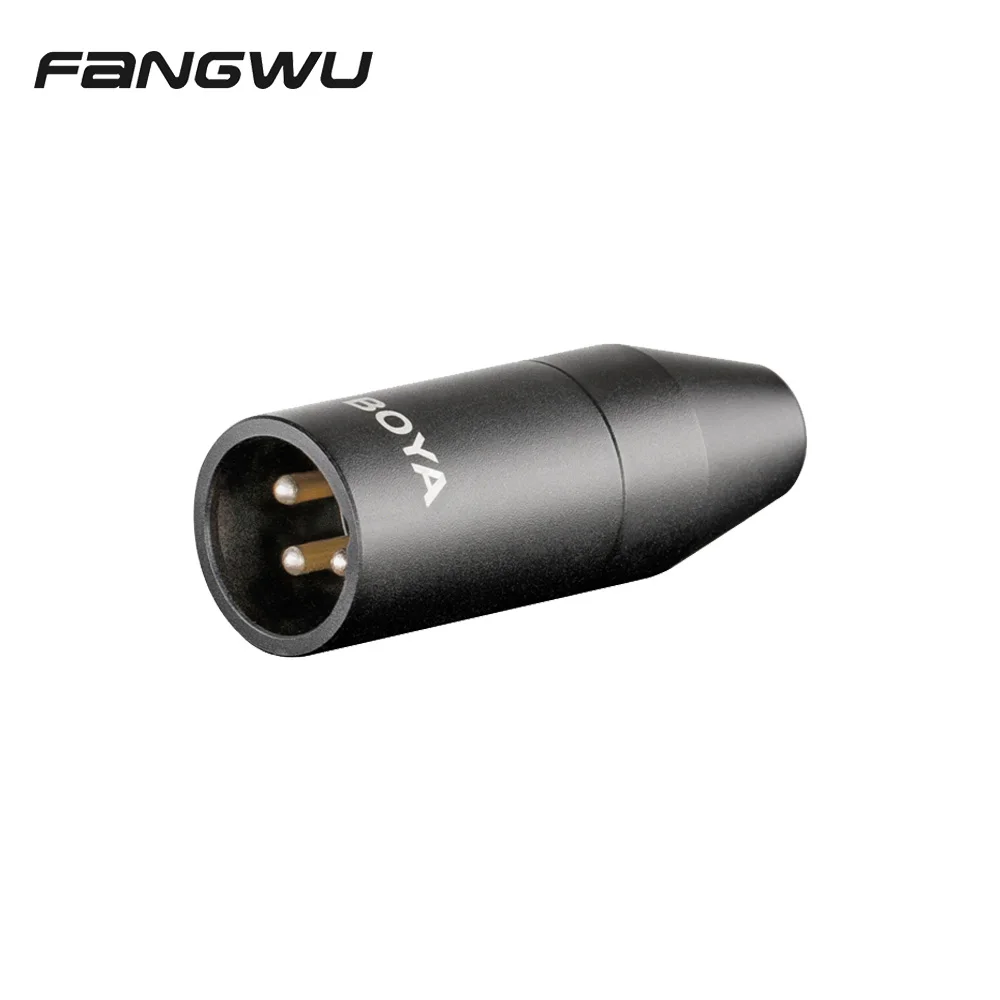 BOYA 35C-XLR 3.5mm (TRS) Mini-Jack Female Microphone Adapter to 3-pin XLR Male Connector for Camcorders Recorders, Black
BOYA 35C-XLR 3.5mm (TRS) Mini-Jack Female Microphone Adapter to 3-pin XLR Male Connector for Camcorders Recorders, Black
