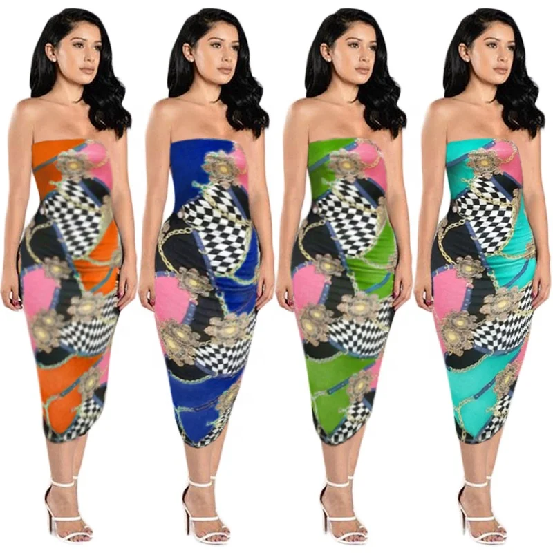 Custom printed skirt sexy ladies party dress advanced printing strapless dresses, Grass green,orange,light green,dark blue
Custom printed skirt sexy ladies party dress advanced printing strapless dresses, Grass green,orange,light green,dark blue