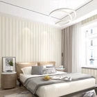 2019 Quality New Design Stripes Non-woven Base Hot Stamped Vinyl Home Wallpaper