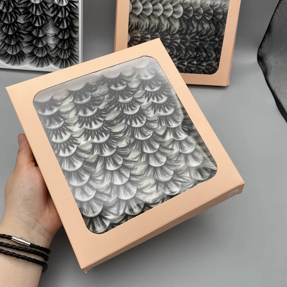 25mm Luxury Eyelash Book 6D Eye Volume Vegan Silk Lash3d Faux Mink Lashes 20 Pair In One Set Wholesale Vendor, Natural black eyelashes
25mm Luxury Eyelash Book 6D Eye Volume Vegan Silk Lash3d Faux Mink Lashes 20 Pair In One Set Wholesale Vendor, Natural black eyelashes