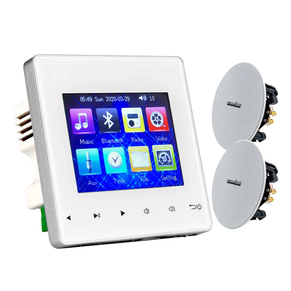 Touch Key Home Amplifier Indoor PA System Cheap Set In Wall Amplifier Speaker Ceiling Kit
Touch Key Home Amplifier Indoor PA System Cheap Set In Wall Amplifier Speaker Ceiling Kit