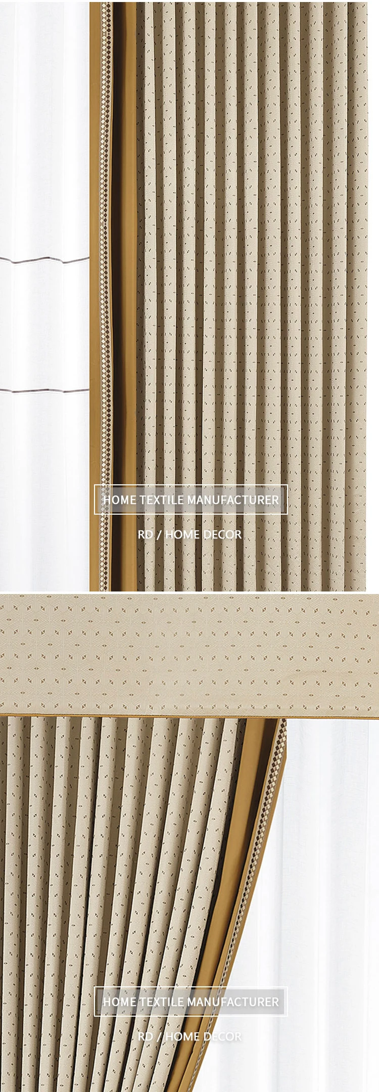 Factory Supply Window decoration Curtain Fabric