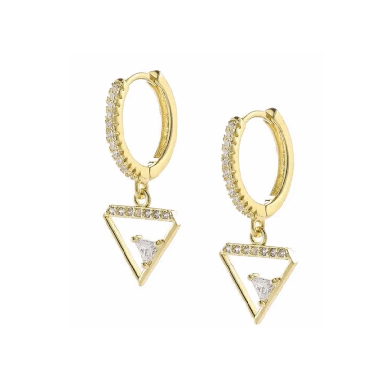 Fashion earrings trend 2021 S925 Sterling Silver New Triangle Zircon Pendant Earring
Fashion earrings trend 2021 S925 Sterling Silver New Triangle Zircon Pendant Earring